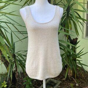 ZARA Knit Tan Beige Tank